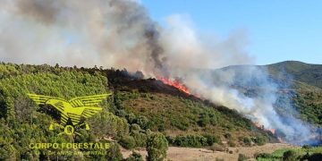 Fiamme a Senorbì e Monserrato: in azione gli elicotteri