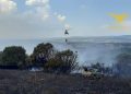 Vasto incendio a Bitti, in azione l’elicottero e il Super Puma
