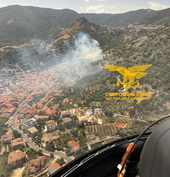 Paura a Bottidda, le fiamme vicino all’abitato: 4 nuclei familiari evacuti