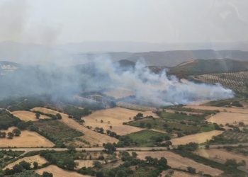 Incendio a Perdaxius, sul posto due elicotteri