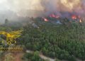 Fiamme ad Arzana, tre elicotteri sul posto