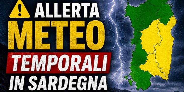 Allerta meteo per temporali e grandinate: nel pomeriggio forte maltempo sulla Sardegna