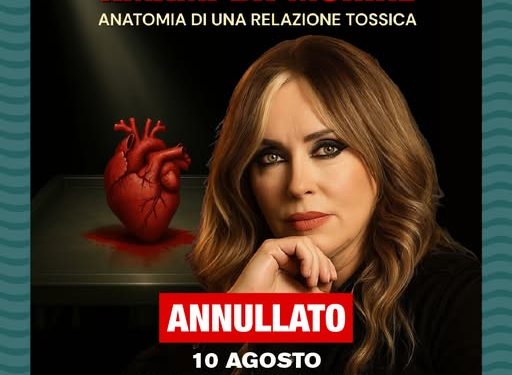 Annullato lo spettacolo di Roberta Bruzzone a Lo Quarter di Alghero
