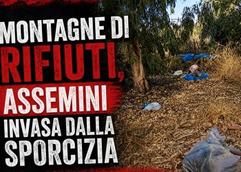 Montagne di rifiuti, Assemini invasa dalla sporcizia