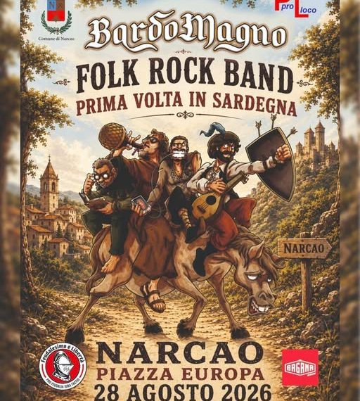 BardoMagno per la prima volta in Sardegna, la folk rock band arriva a Narcao