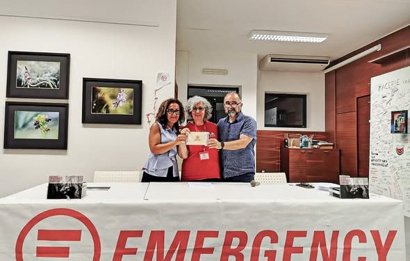 Il Circolo Soci Euralcoop di Carbonia consegna i fondi a Emergency