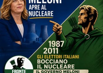 Nucleare, Galizia (Fronte Verde): «Gli italiani hanno già detto No due volte. Il Governo Meloni rispetti la volontà popolare»