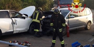 Scontro tra due auto a San Vero Milis: uomo estratto dalle lamiere