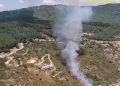 Fiamme ad Arzana, presenti due elicotteri