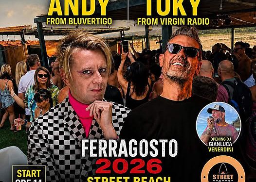 Andy dei Bluvertigo e Dj Toky live a Stintino a ferragosto