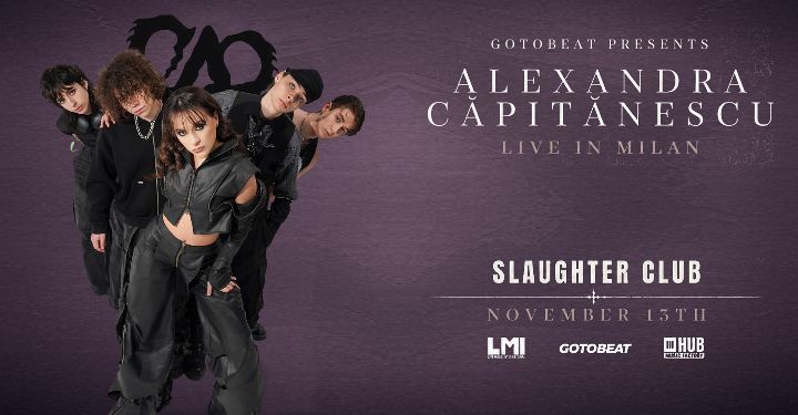 Alexandra Căpitănescu arriva in Italia il 13 novembre allo Slaughter Club di Milano