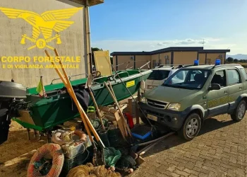 Controlli della Forestale nella laguna di Santa Gilla, sequestri e multe