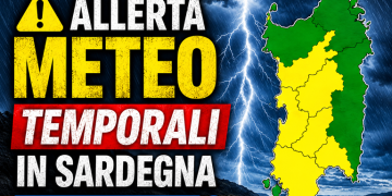 Temporali e rovesci in Sardegna, allerta meteo il 23 settembre