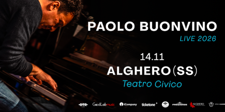 Paolo Buonvino il 14 novembre al Teatro Civico di Alghero