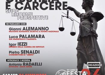Alemanno e Palamara a confronto sul rapporto tra crisi della giustizia ed emergenza carceri