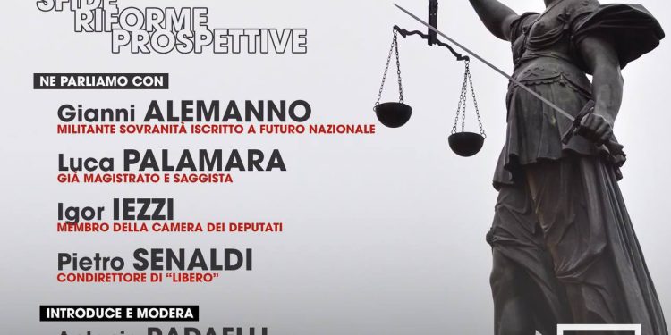 Alemanno e Palamara a confronto sul rapporto tra crisi della giustizia ed emergenza carceri