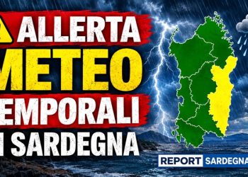 Allerta meteo per temporali in parte della Sardegna
