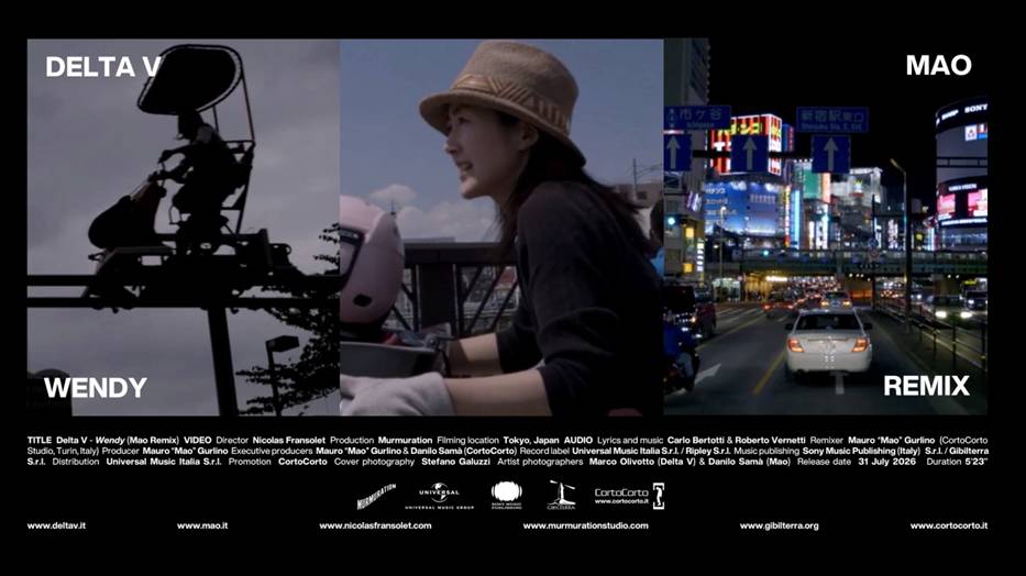 Il videoclip di “Wendy”, remix firmato da Mao per i Delta V, vince il premio come miglior video musicale al Ponza Film Festival
