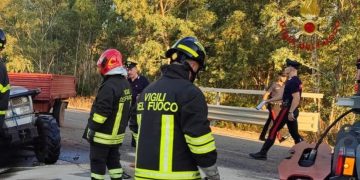 Tragedia a Villacidro, scontro tra trattore e auto: un morto