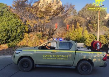 Incendio a Calasetta partito dal lancio di un bengala, individuati i responsabili