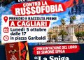 Cagliari, il Comitato Amicizia Sardegna Russia il 5 ottobre in piazza contro il riarmo e la russofobia