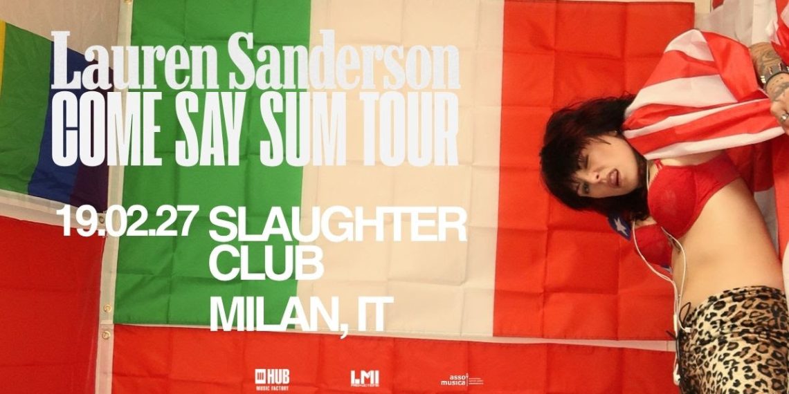 Lauren Sanderson arriva in Italia, una data nel 2027