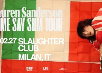 Lauren Sanderson arriva in Italia, una data nel 2027