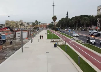 Completata la passeggiata sul lungomare del porto di Cagliari