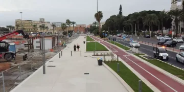 Completata la passeggiata sul lungomare del porto di Cagliari