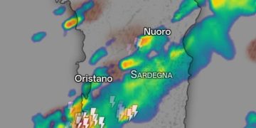 Ondata di maltempo sulla Sardegna, colpito l’Oristanese e il Medio Campidano: ora verso Cagliari