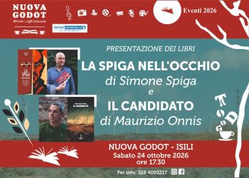 Isili, il 24 ottobre presentazione dei libri “La Spiga nell’Occhio” (Simone Spiga) e “Il Candidato” (Maurizio Onnis)