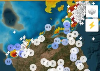 Temporali sul nord Sardegna, oltre 20 mm a La Maddalena: allagamenti anche a Sassari