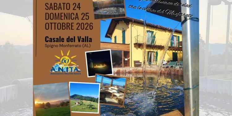 Un fine settimana di relax in nudità tra le colline del Monferrato