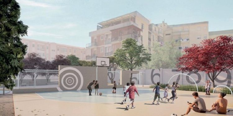 Cagliari, la rinascita dei campetti di via Cornalias, da area inutilizzabile a spazio sociale e inclusivo per Is Mirrionis