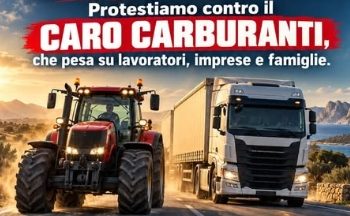 Il Sulcis in piazza contro il caro carburanti, manifestazione a San Giovanni Suergiu