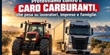 Il Sulcis in piazza contro il caro carburanti, manifestazione a San Giovanni Suergiu