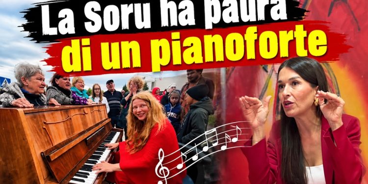 La Soru ha paura di un pianoforte