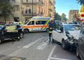 Brutto scontro tra due auto: tre persone ferite a Sassari