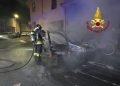 Auto in fiamme a Silì: intervento dei Vigili del Fuoco