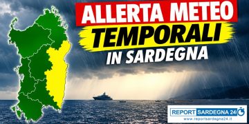 I temporali arrivano in Sardegna, allerta protezione civile