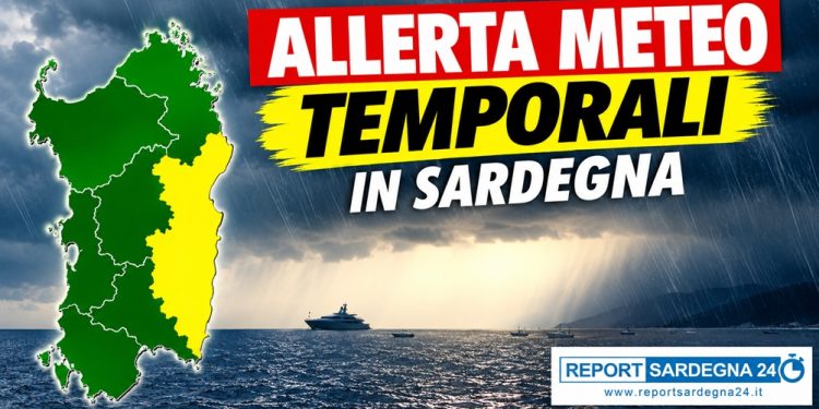 I temporali arrivano in Sardegna, allerta protezione civile