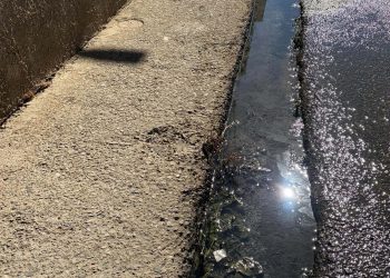 Maxi perdita d’acqua ad Assemini