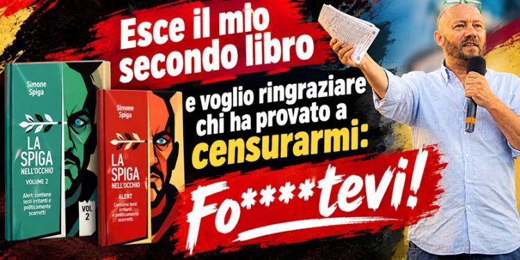 Esce il mio secondo libro e voglio ringraziare chi ha provato a censurarmi: Fo****tevi!