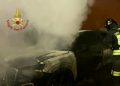 Notte di paura a Quartu, in fiamme furgone e auto