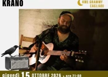 Krano in concerto a Cagliari il 15 ottobre