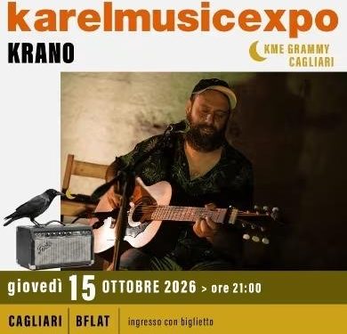 Krano in concerto a Cagliari il 15 ottobre