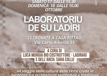 Sardegna arte cultura sagre. Su laboratoriu de su ladiri a Vallermosa a Sapori D’autunno 2026