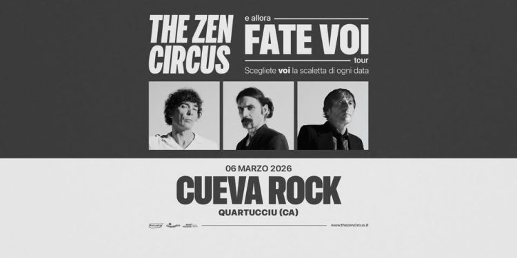The Zen Circus in concerto alla Cueva Rock di Quartucciu a marzo 2027
